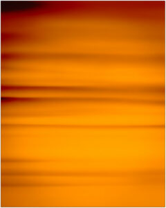 La lumière au ras de l'eau.