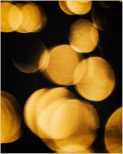 La lumière au ras de l'eau.