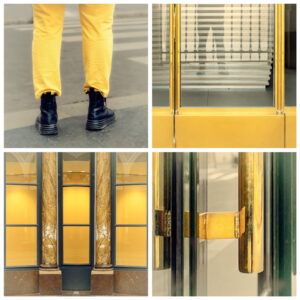 Quadriptyque : jaune