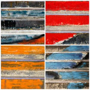 Quadriptyque : escaliers