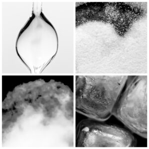 Quadriptyque : l'eau dans tous ses états