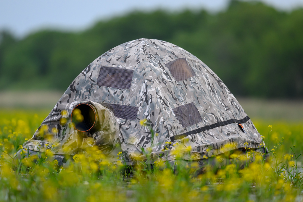 Explos les oiseaux : affût flottant dans la Dombes